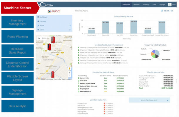 The platform enables operators to easily manage multiple machines