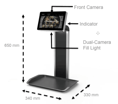 The ultra-slim panel PC provides capacitive touch sensing and multiple cameras. (Source: Flytech)
