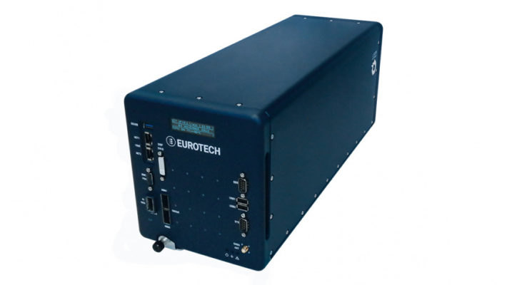 Figure 1. The liquid-cooled DynaCOR 40-35 data logger is designed for rugged edge applications. (Source: Eurotech)