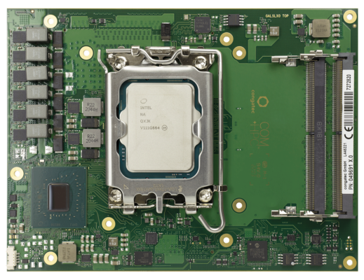 Congatec 公司 conga-HPC/cALS 的圖片，搭載 Intel® Xeon® D 處理器