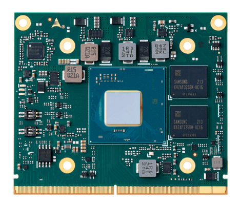 The ADLINK Technology MXM-AXe module is built around an Intel® Arc™ GPU that delivers eight Xe cores, ray tracing units, and an AI engine, and can slot into COM Express systems over PCIe Gen4 links